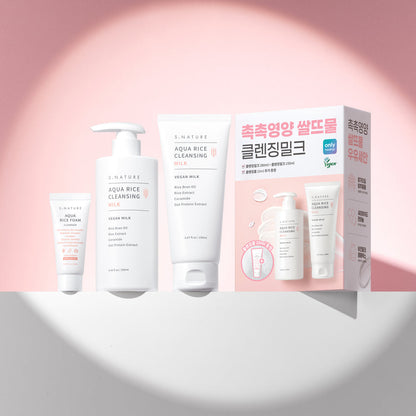 S.NATURE AQUA RICE CLEANSING MILK - image 3