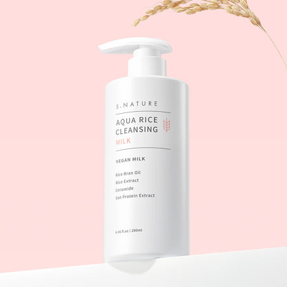 S.NATURE AQUA RICE CLEANSING MILK - image 4