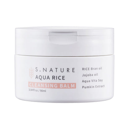 S.NATURE AQUA RICE CLEANSING BALM