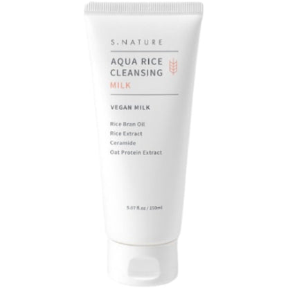 S.NATURE AQUA RICE CLEANSING MILK