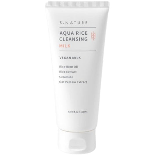 S.NATURE AQUA RICE CLEANSING MILK